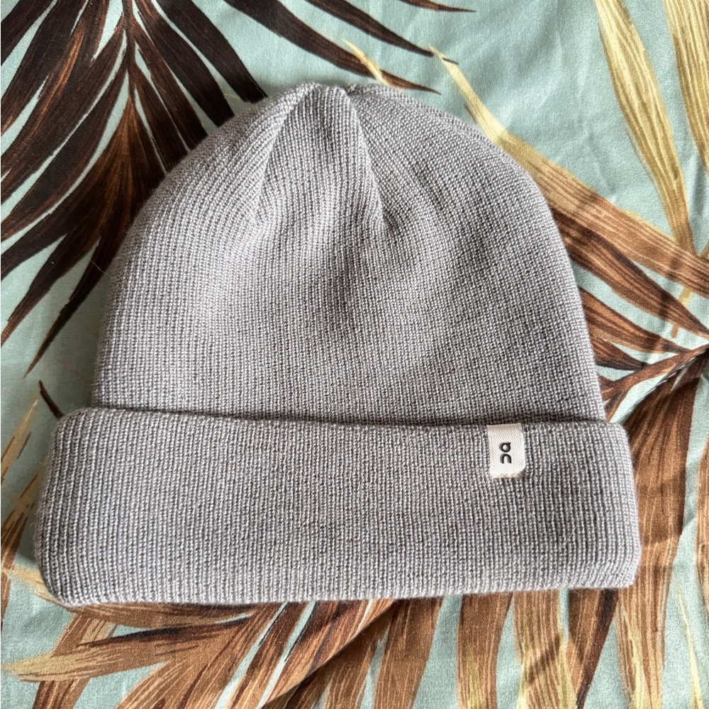 On Running Gray Knit Beanie